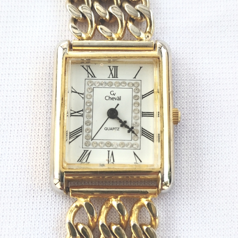 Cheval Triple Chain Link Watch